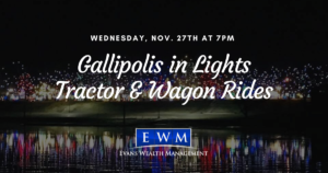 Gallipolis in Lights Tractor & Wagon Rides presented by Evans Wealth Management